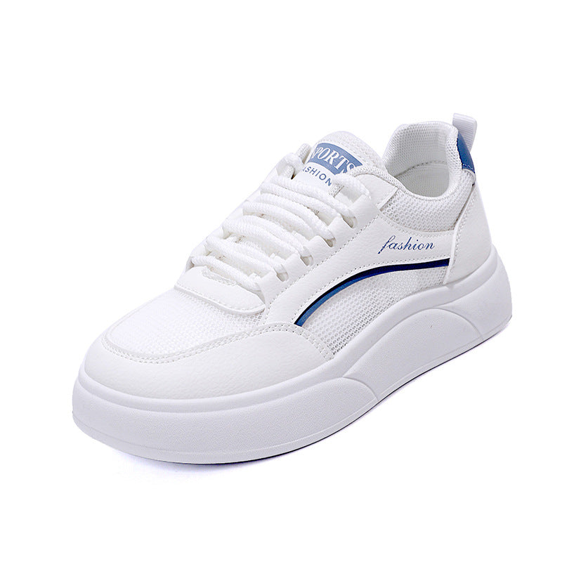 Damen Sneaker Komfortabel Dicksohlige Mesh Laufschuhe