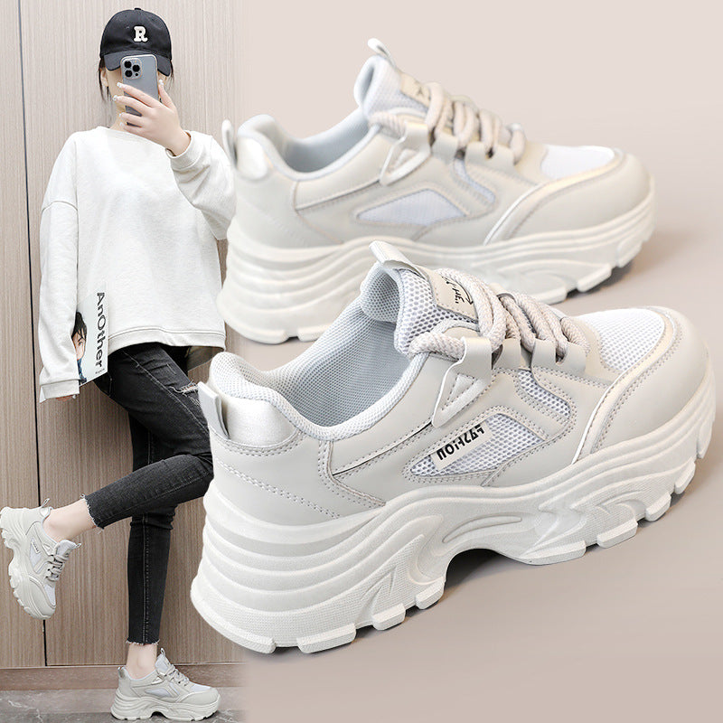 Damen Laufschuhe Chunky Atmungsaktives Mesh Sportlich - Norvielle