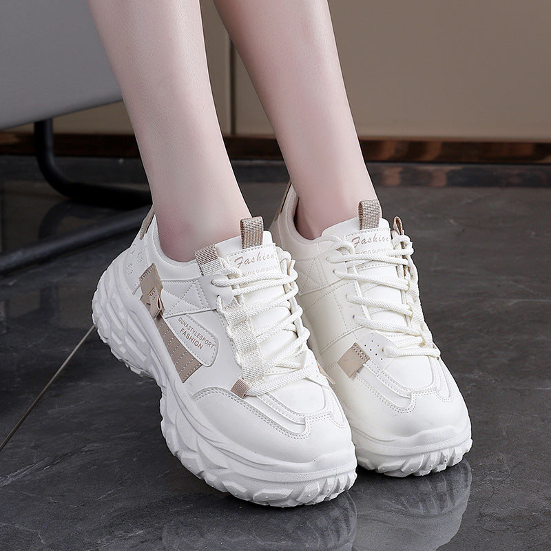 Damen Laufschuhe Bequem Dicksohlige SportSchuhe