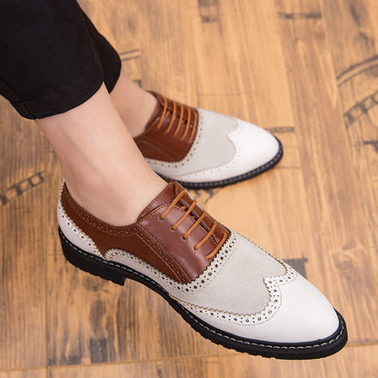 Damen Schnürschuhe Elegantes Broguemuster Klassisch
