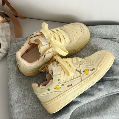 Damen Sneaker Tiermotiv Komfortschuhe