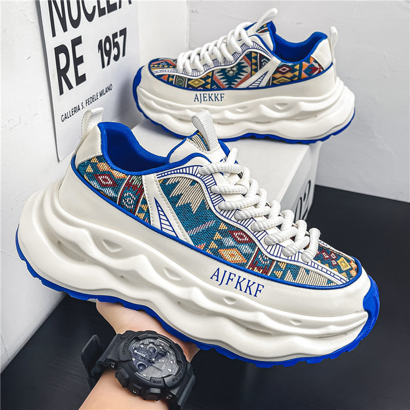 Damen Sneaker Sportlich Muster