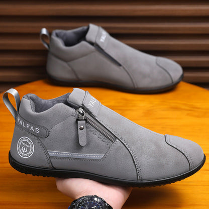 Damen Stiefeletten Elegante Reißverschluss Schuhe Bequem