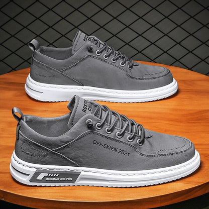 Damen Sneaker Leder Atmungsaktives Mesh