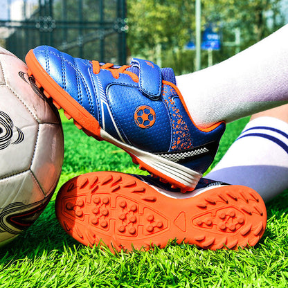 Damen Fußballschuhe Rutschfest Velcro Verschluss