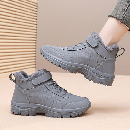 Damen Wanderstiefel Warm Isoliert Rutschfest