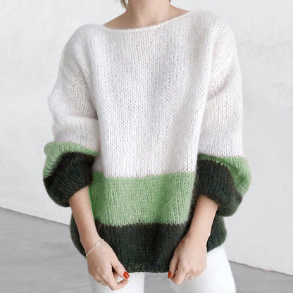 Damen Strickpullover Weich Modisch