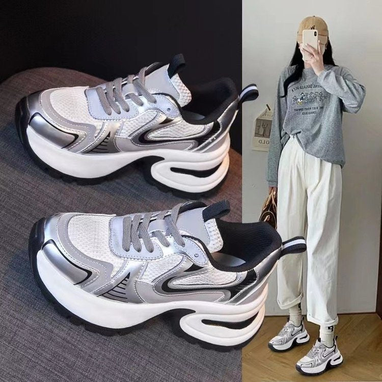 Damen Sneaker Sportlich Leicht Dämpfung Weiches Innenfutter - Norvielle