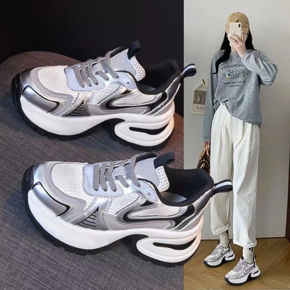 Damen Sneaker Sportlich Leicht Dämpfung Weiches Innenfutter - Norvielle