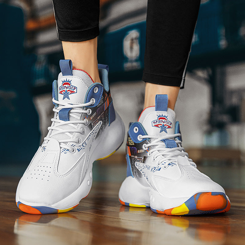 Damen Basketballschuhe Leicht Flexibel Dämpfung