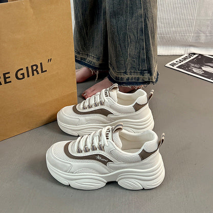 Damen Chunky Sneaker Atmungsaktives Mesh Komfortabel