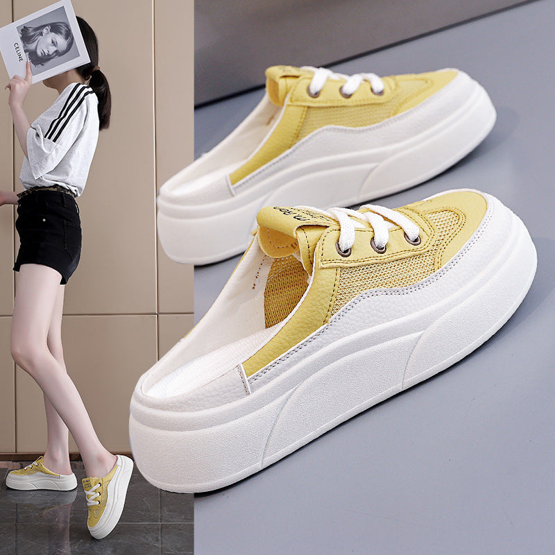Damen Sneaker Bequem Elastisch Dicke Sohlen - Norvielle