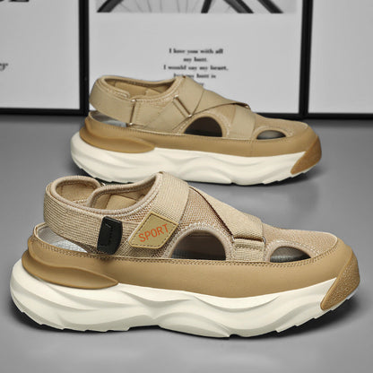Damen Sport-Sandalen Rutschfest Klettverschluss