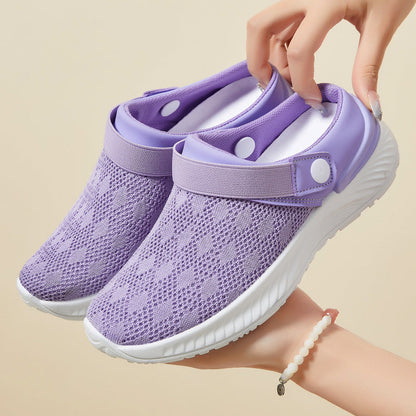 Damen Clogs Atmungsaktiv Flexibel Bequem