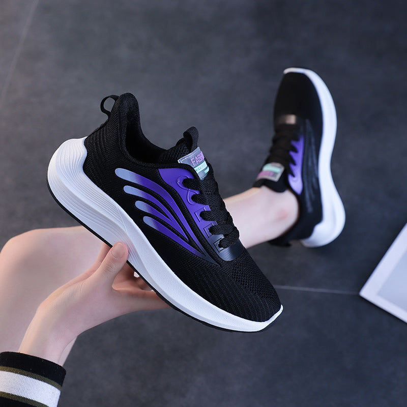 Damen Fitness-Sneaker Atmungsaktives Mesh Flexibel