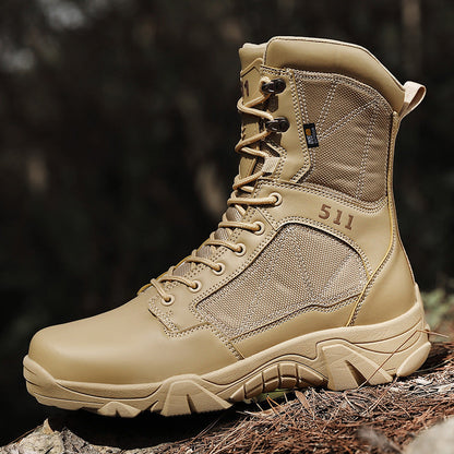 Herren Tactical Stiefel Militärstil Schwarz - Norvielle
