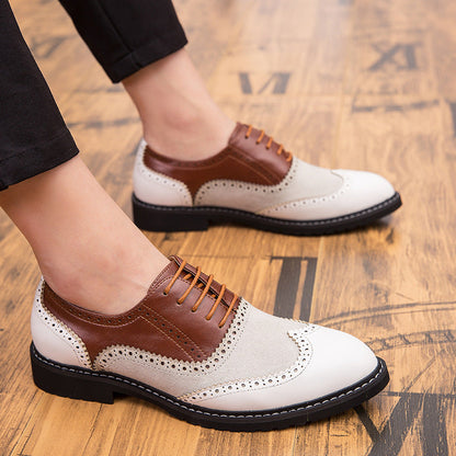Damen Schnürschuhe Elegantes Broguemuster Klassisch - Norvielle