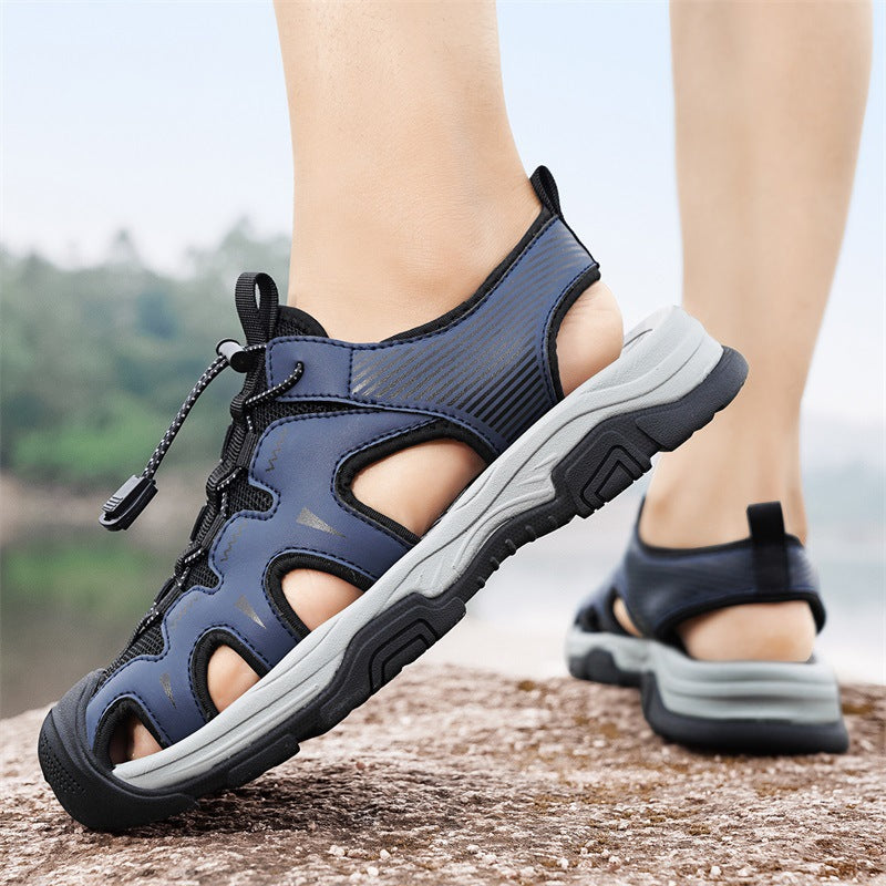Damen Sport Wassersandalen Flexibles Schnürsystem sollte zu Damen