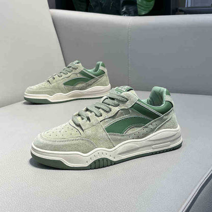 Damen Sneaker Sportlich Wildleder Dämpfende Sohle