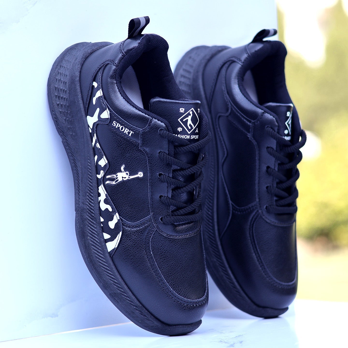 Damen Laufschuhe Camouflage atmungsaktiv