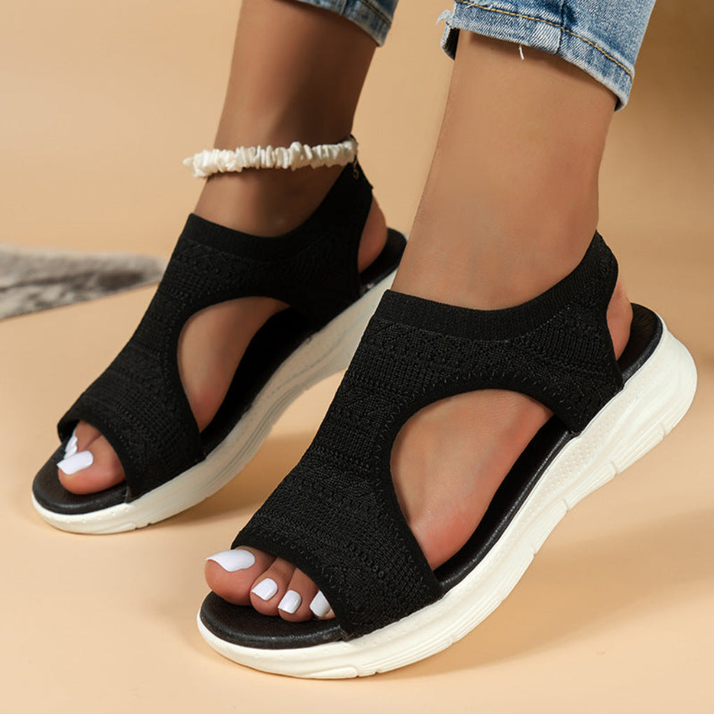 Damen Sandalen Offene Zehen Bequem Freizeit - Norvielle