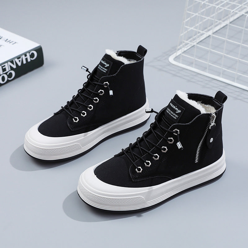 Damen Hochsneaker Warm Kuschelig