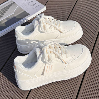 Damen Plateau Sneaker Minimalistisch