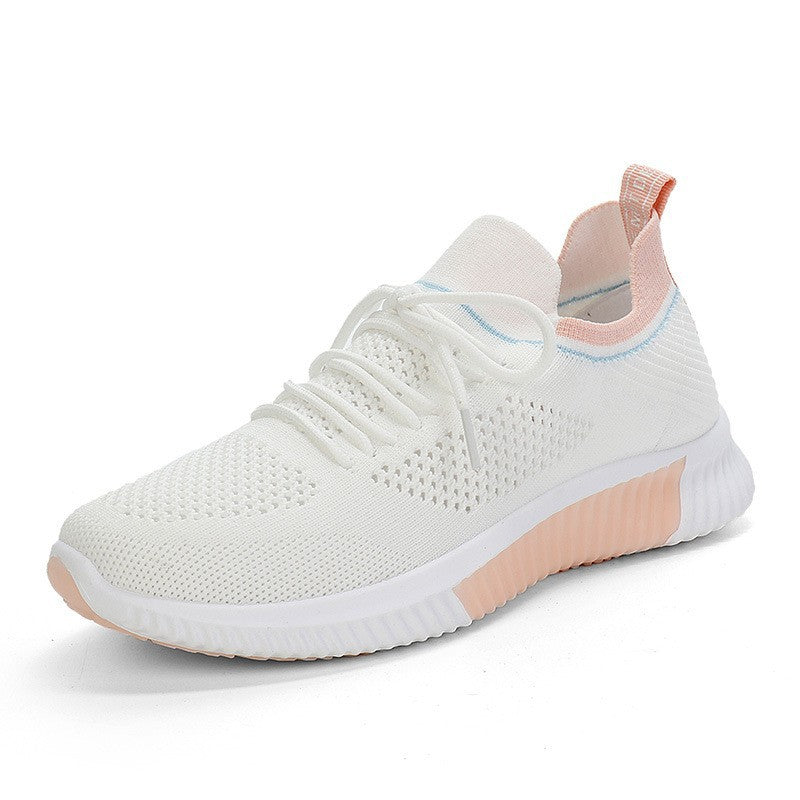 Damen Sneaker Atmungsaktives Mesh Ergonomisch Bequem Schwarz - Norvielle