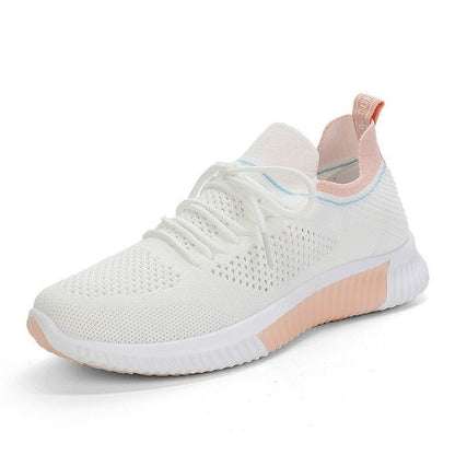 Damen Sneaker Atmungsaktives Mesh Ergonomisch Bequem Schwarz - Norvielle