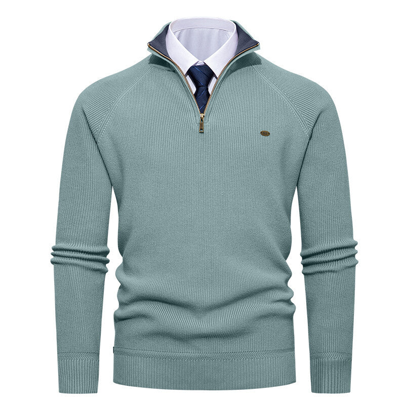 Herren Pullover Modern Stehkragen Reißverschluss - Norvielle