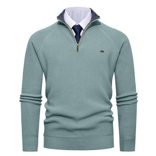 Herren Pullover Modern Stehkragen Reißverschluss - Norvielle