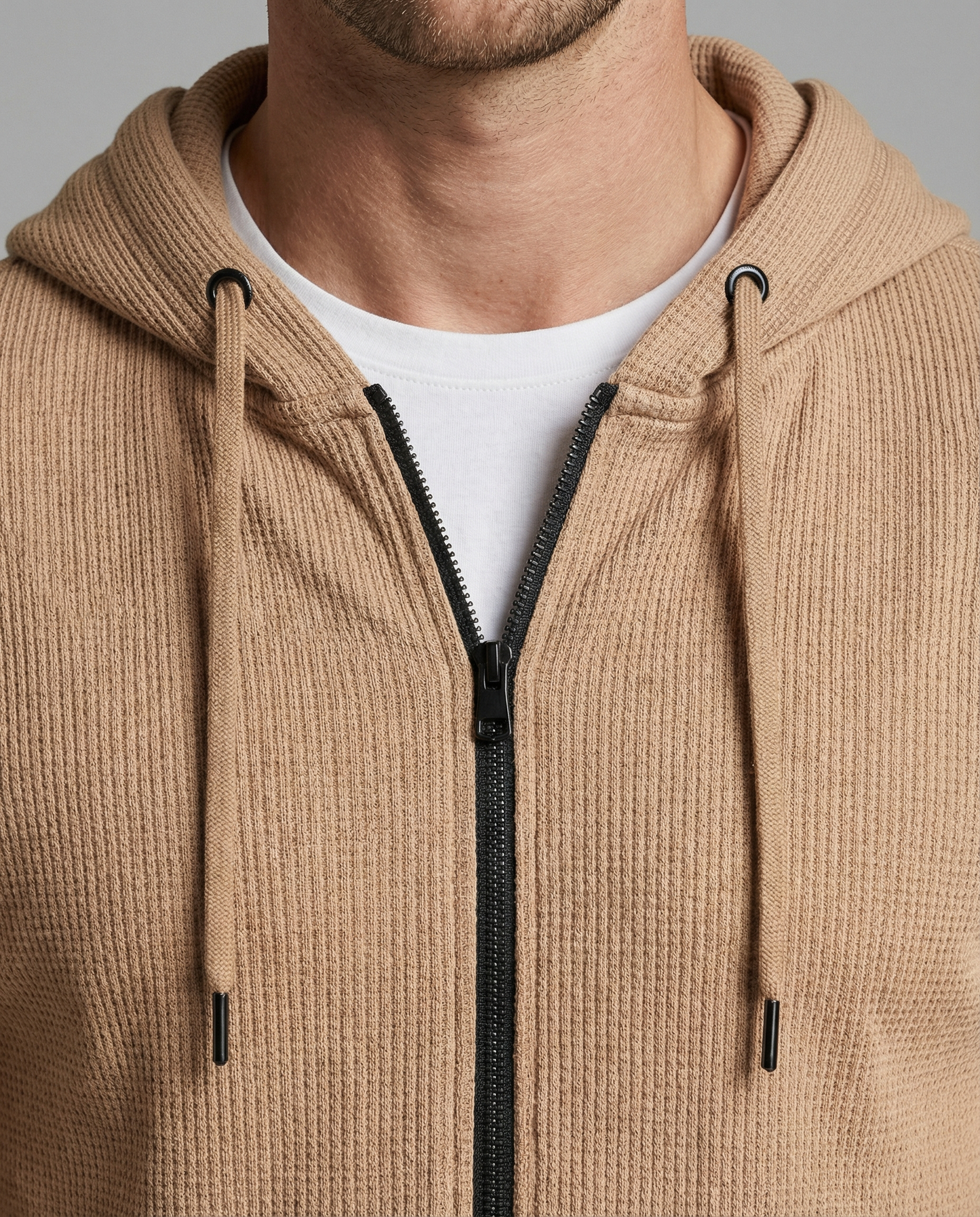 Herren Kapuzenjacke Sportlich Atmungsaktives Mesh