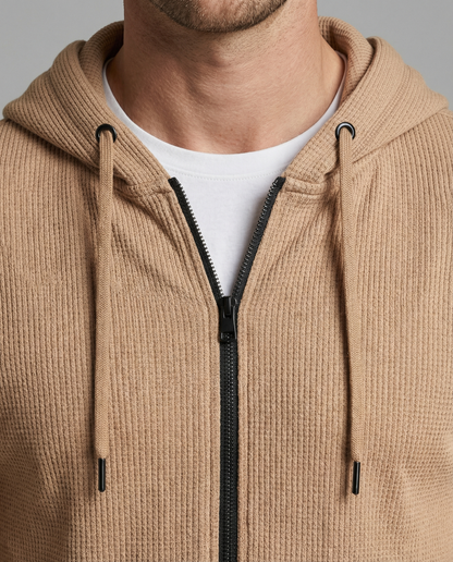 Herren Kapuzenjacke Sportlich Atmungsaktives Mesh