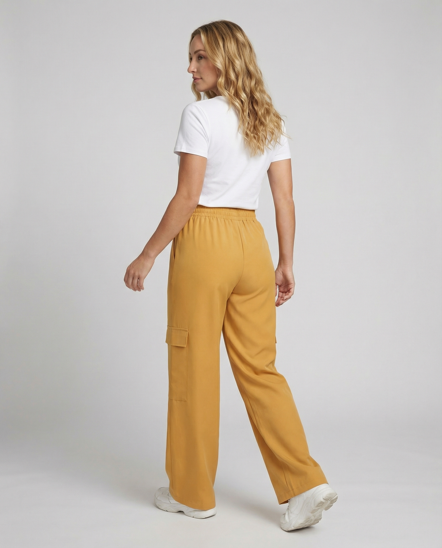 Damen Cargo-Hose Bequem Weite Passform