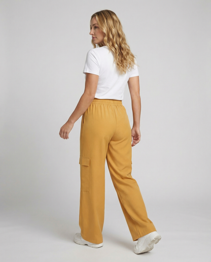 Damen Cargo-Hose Bequem Weite Passform
