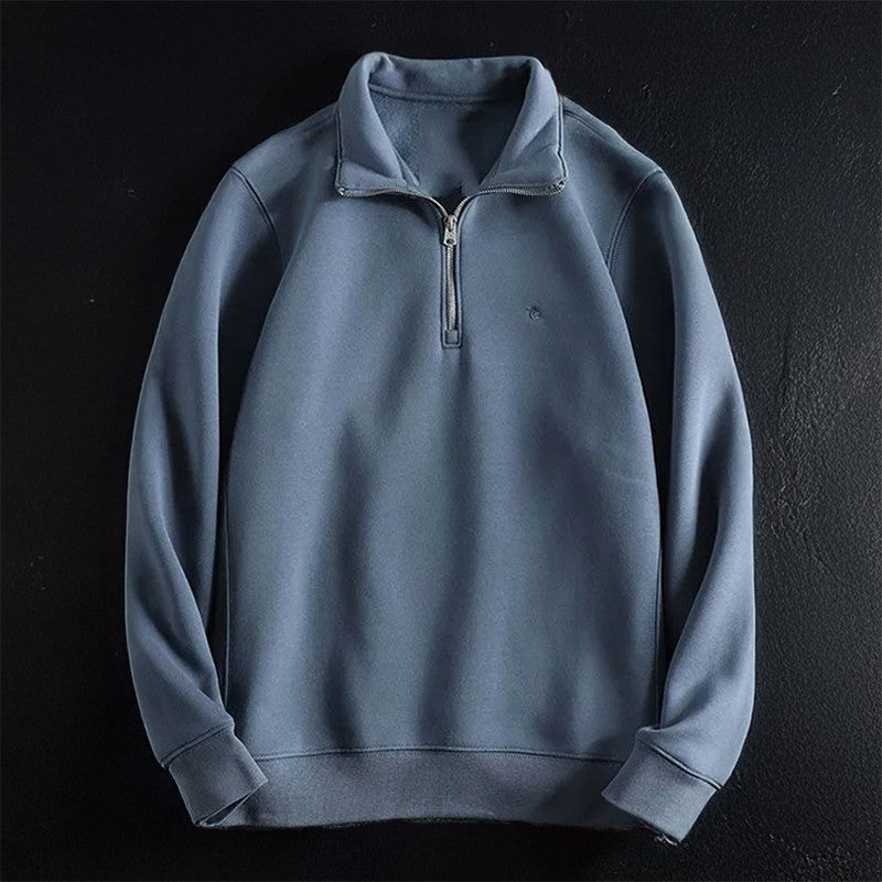 Herren Oversize Sweatshirt Reißverschluss
