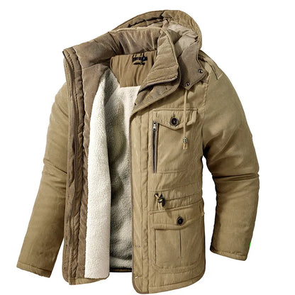 Herren Winterjacke Warm Isoliert Outdoor Stilvoll - Norvielle