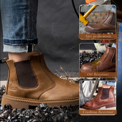 Herren Sicherheitsschuhe Robust Stahlkappe