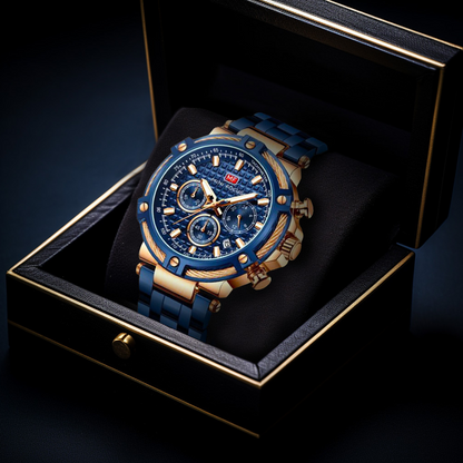 Herren Quarzuhr Maritime Armbanduhr