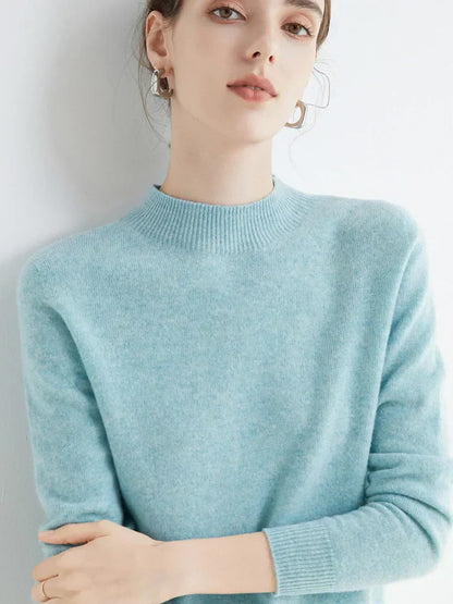 Damen Pullover Langarm Elegantes Design