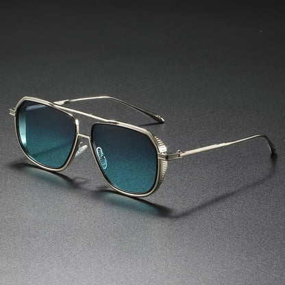 Herren Pilotenbrille Verlaufsglas Klassisch Elegantes Design