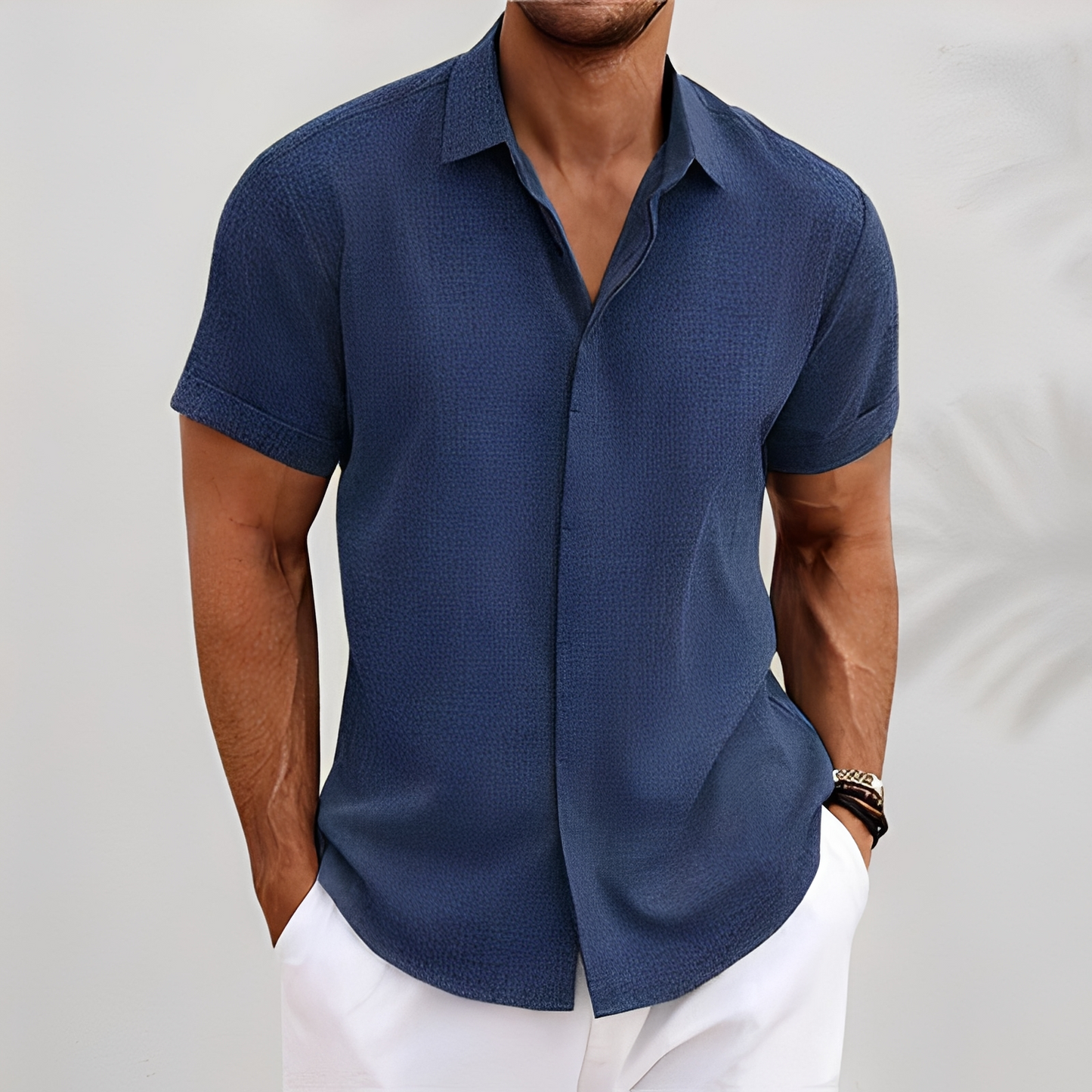 Männer Sommerhemden Leicht Elegant