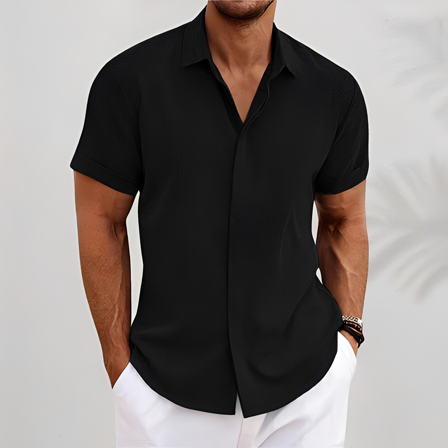Männer Sommerhemden Leicht Elegant