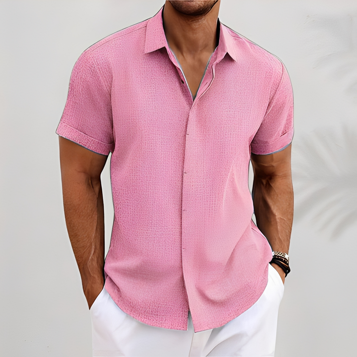 Männer Sommerhemden Leicht Elegant