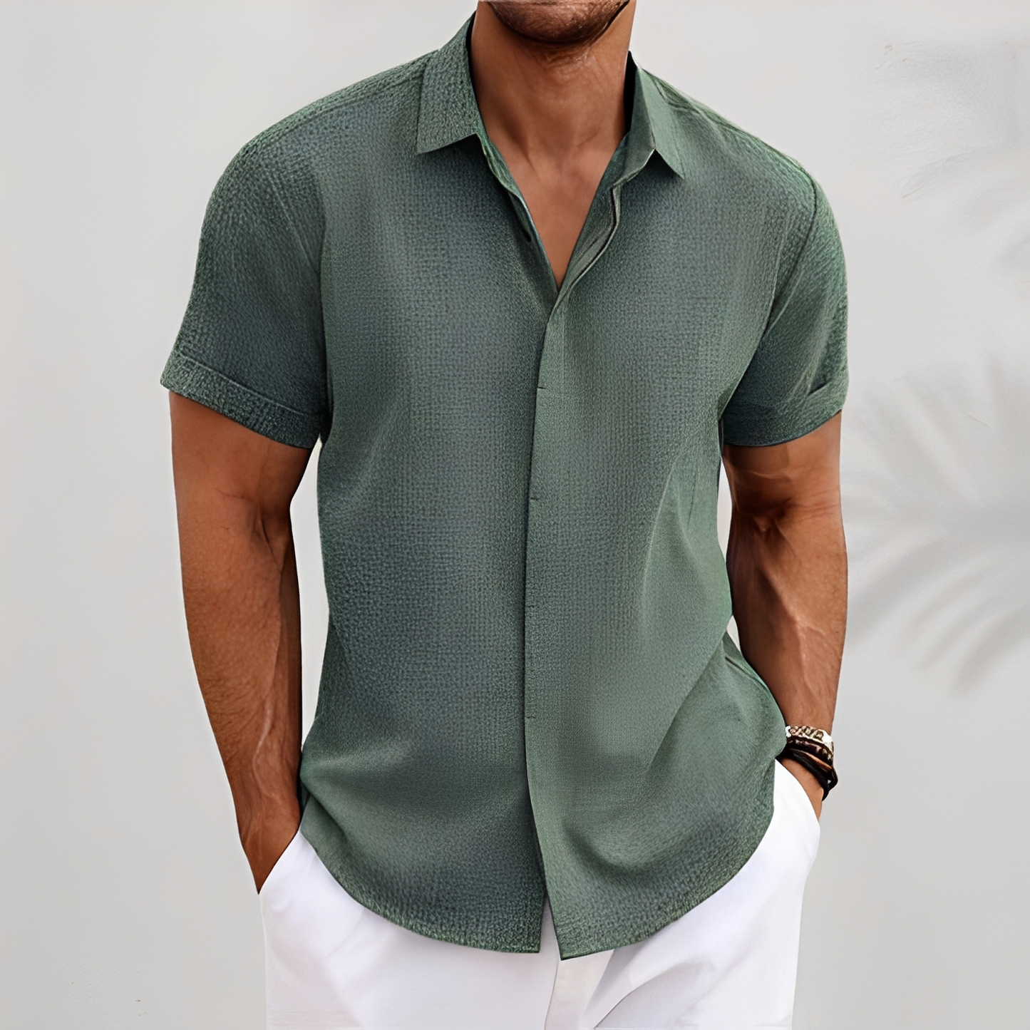 Männer Sommerhemden Leicht Elegant