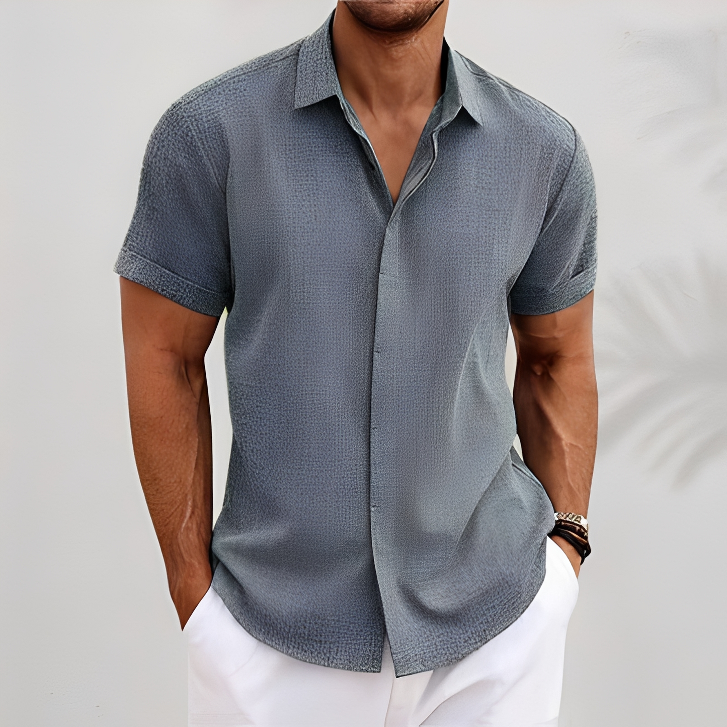 Männer Sommerhemden Leicht Elegant