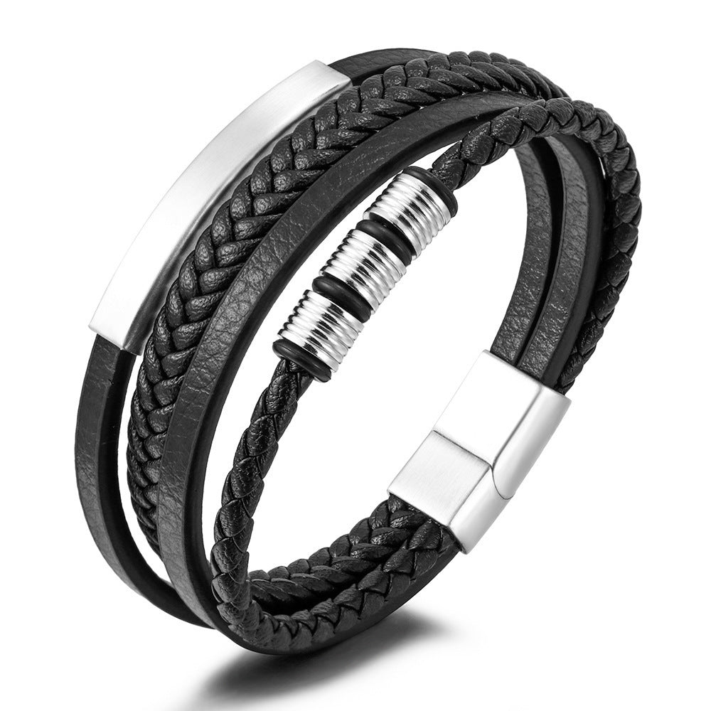 Herren Lederarmband Elegantes Design