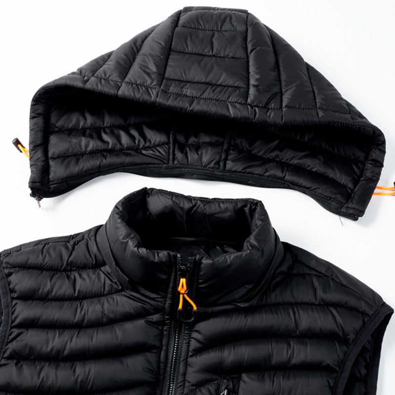 Herren Daunenweste Thermoisoliert Warm Winter