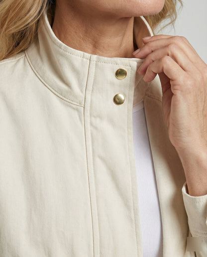 Damen Kurzjacke Trenchcoat Frühjahr Lockere Passform