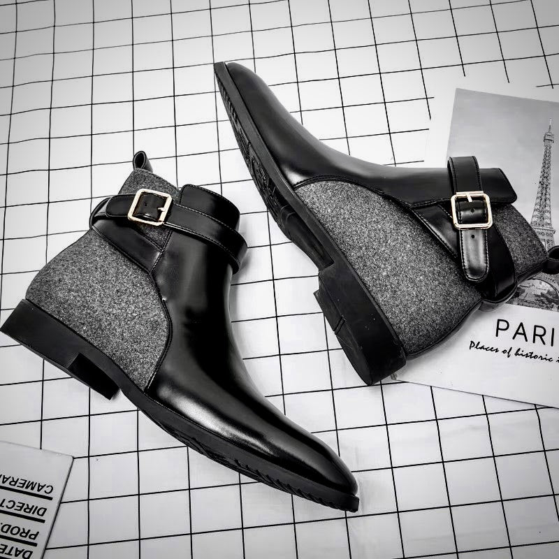 Herren Lederstiefel Echtleder Handgefertigt